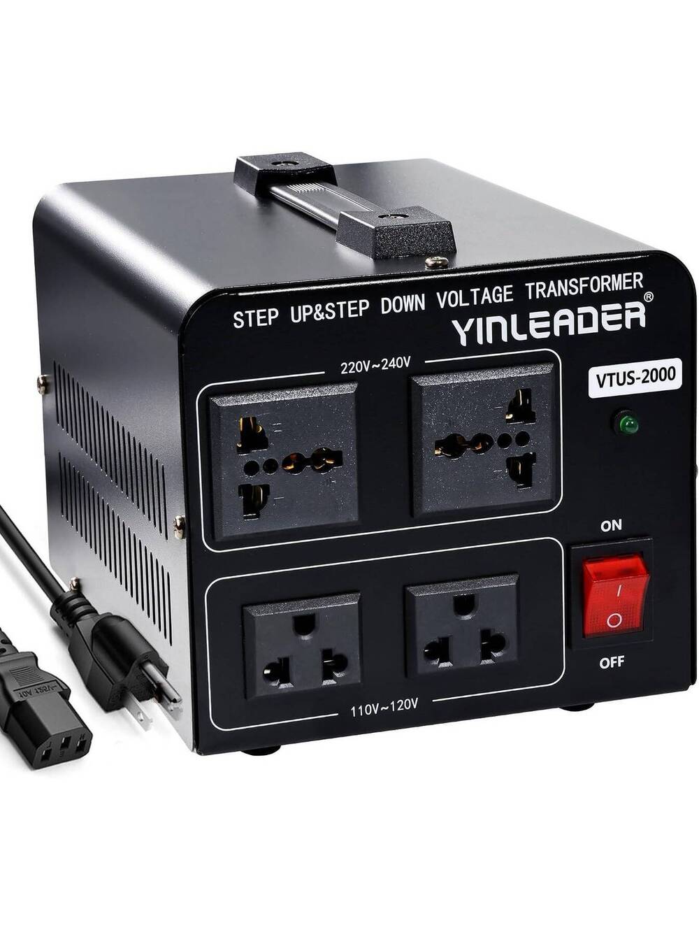 110V to 220V Voltage Step Up / Down, Converter Transformer Inverter 2000W